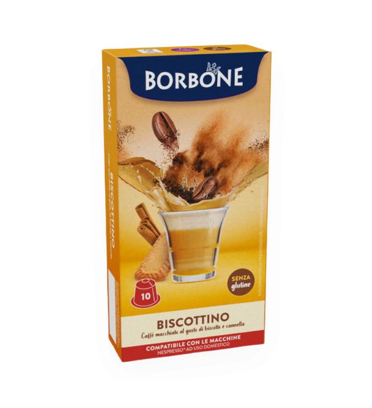 10 CAPSULE BISCOTTO E CANNELLA