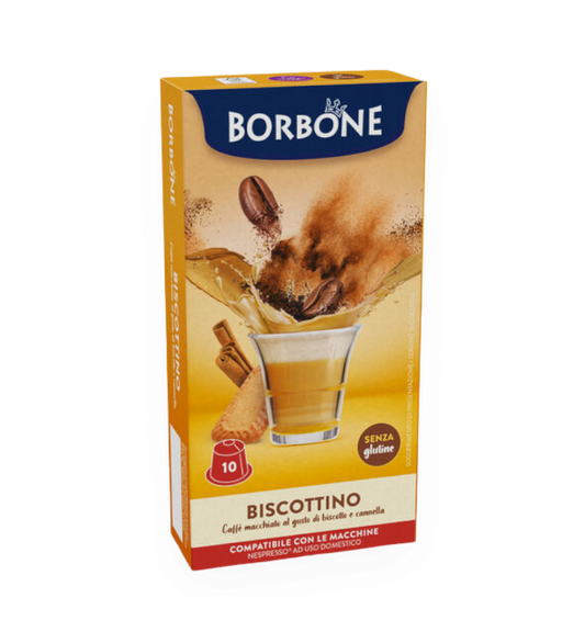 10 CAPSULE BISCOTTO E CANNELLA