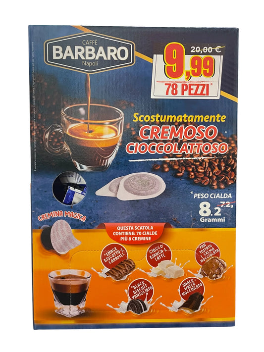CAFFÈ BARBARO 78 pz. BLU DOLCE