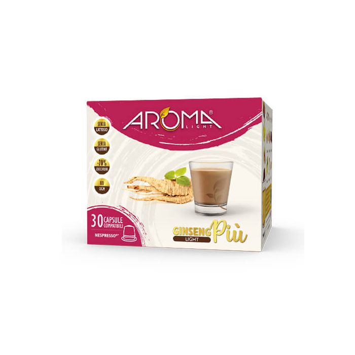 30 CAPSULE GINSENG SENZA ZUCCHERO SENZA LATTOSIO NESPRESSO